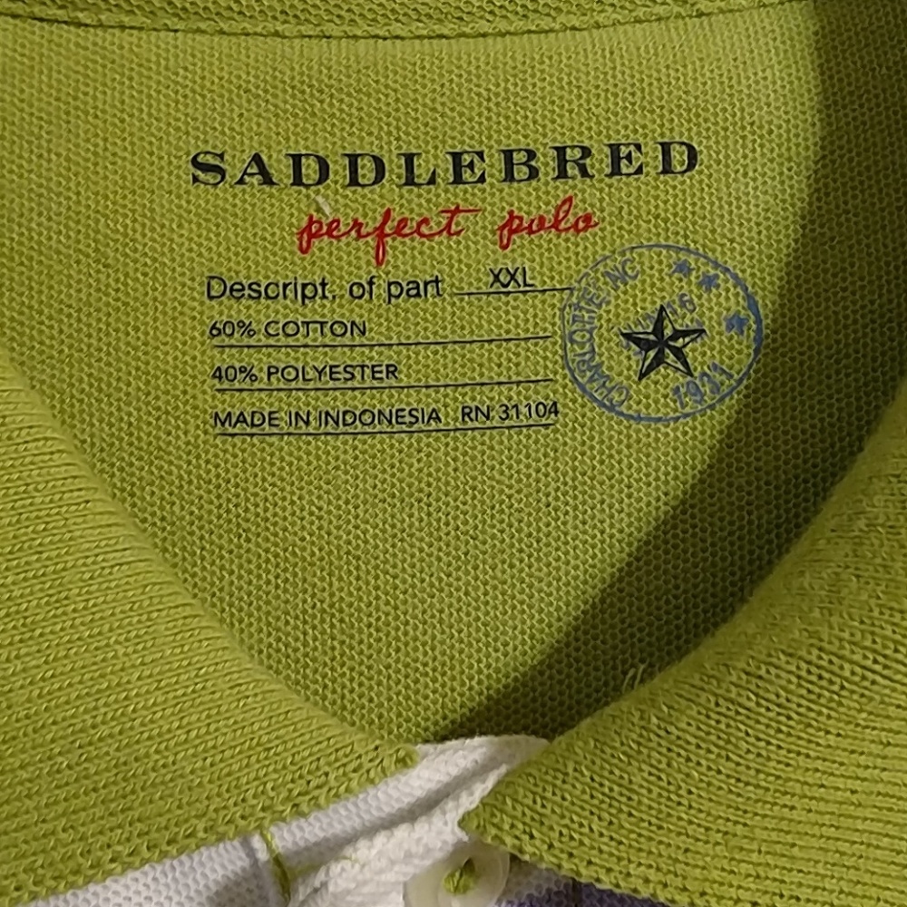 Saddlebred polo style pullover shirt - Picture 3 of 4